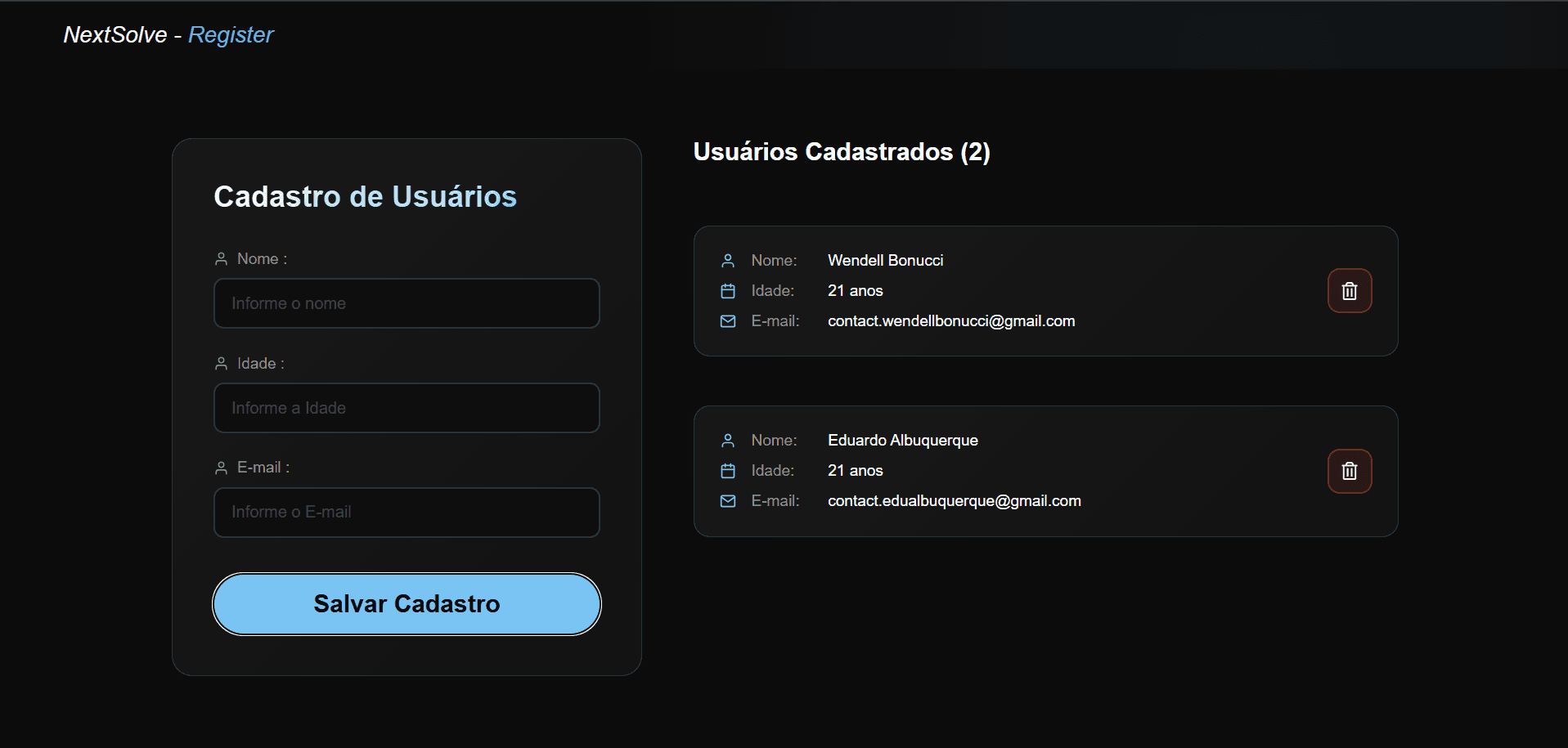 Checklist - Register